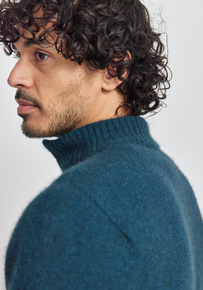 Estuary Half Zip - Deep Teal/Slate