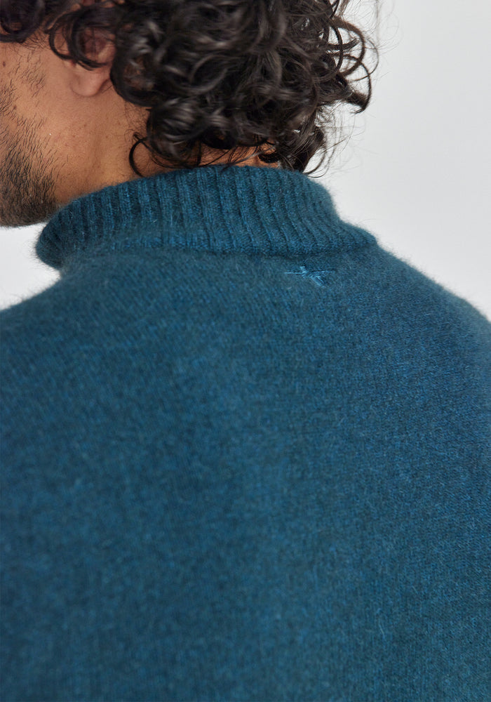Estuary Half Zip - Deep Teal/Slate