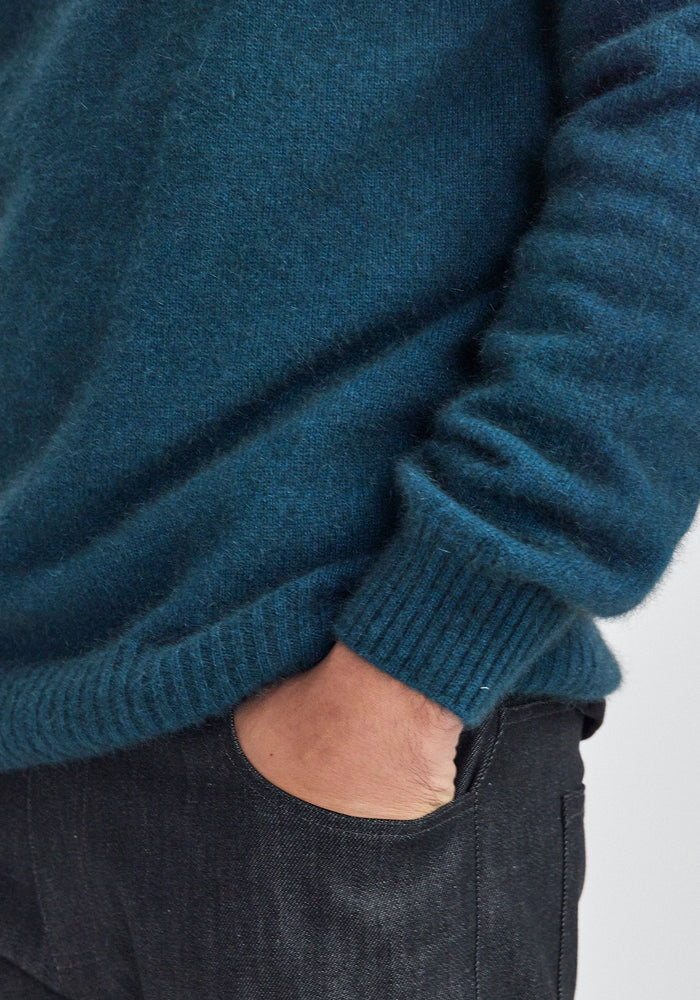 Estuary Half Zip - Deep Teal/Slate