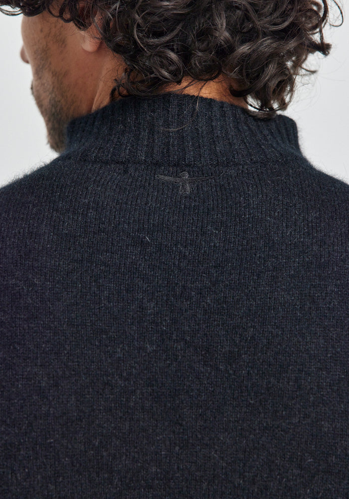 Estuary Half Zip - Jet/Slate