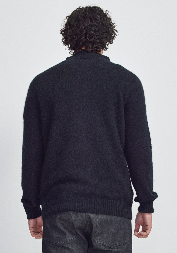 Estuary Half Zip - Jet/Slate