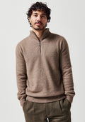 Estuary Half Zip - Wheat/Slate