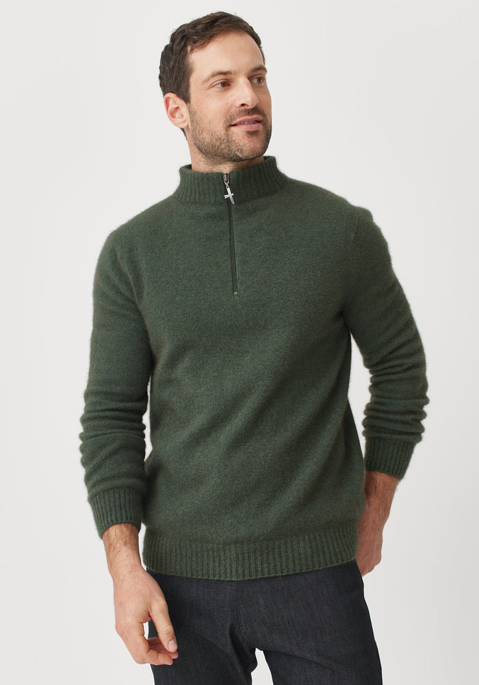 Estuary Half Zip - Wilderness/Basalt