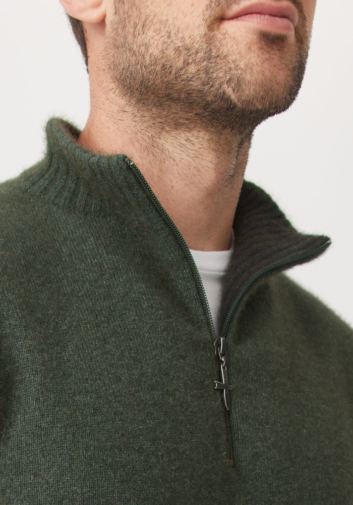 Estuary Half Zip - Wilderness/Basalt