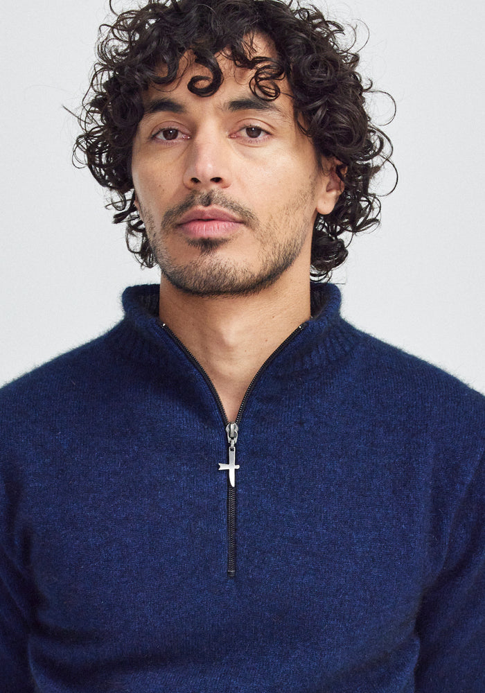 Estuary Half Zip - Zephyr/Slate
