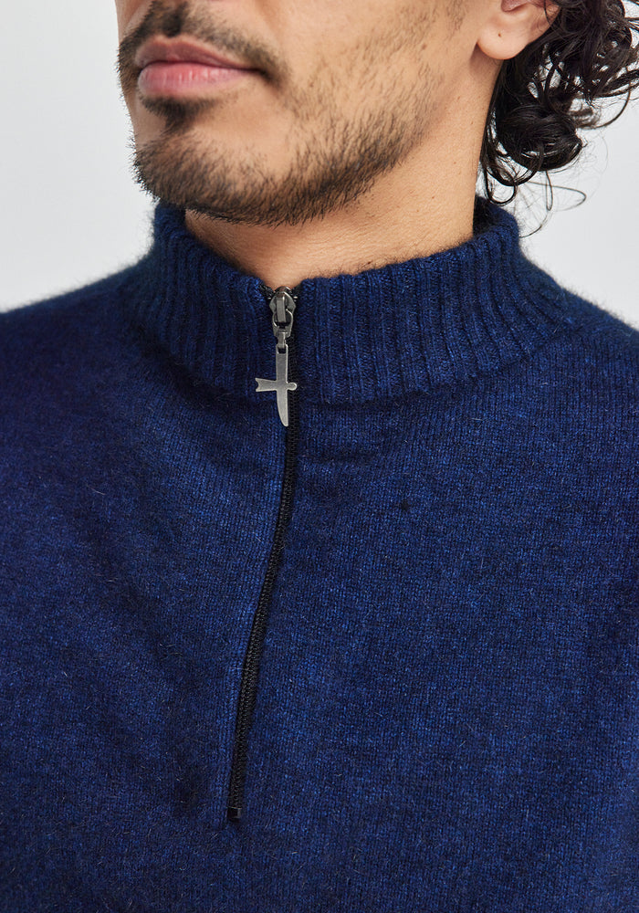 Estuary Half Zip - Zephyr/Slate