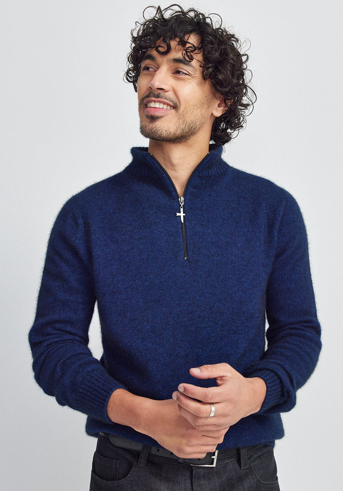 Estuary Half Zip - Zephyr/Slate