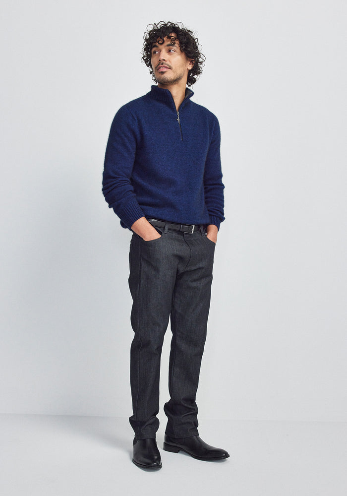 Estuary Half Zip - Zephyr/Slate