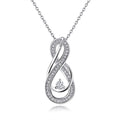 Exquisite Infinity Pendant Necklace