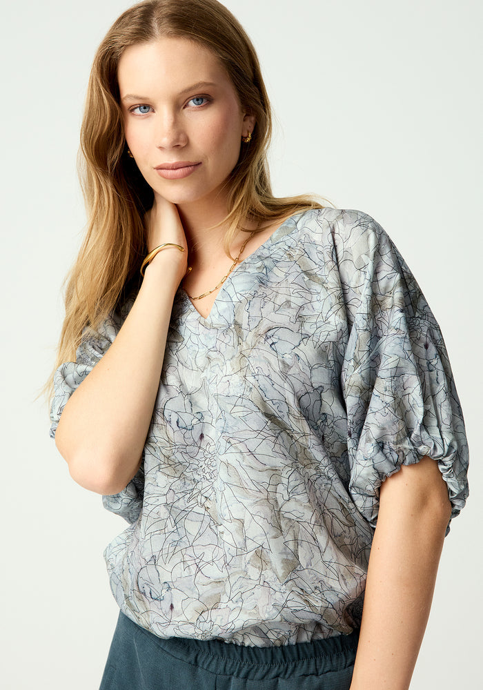 Florine Top - Dappled Bloom