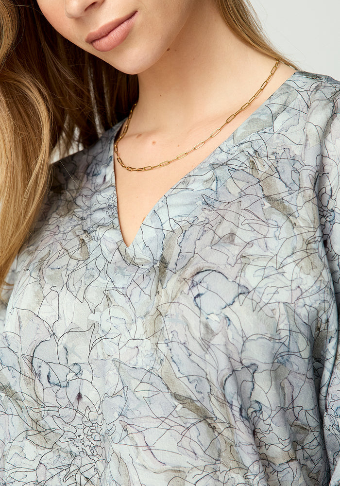 Florine Top - Dappled Bloom
