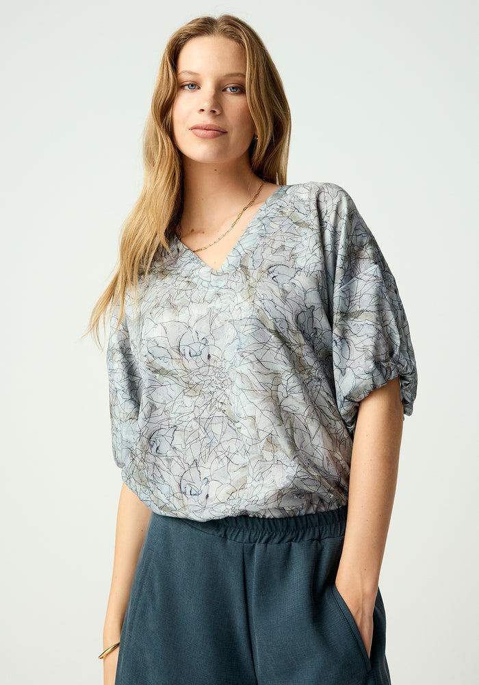 Florine Top - Dappled Bloom