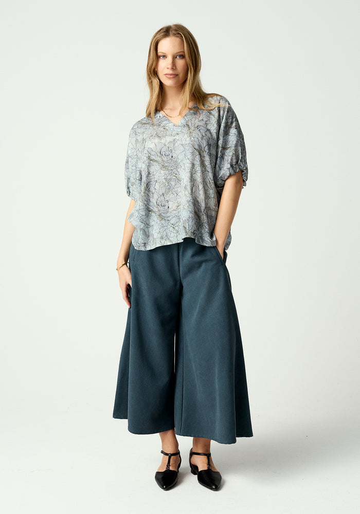 Florine Top - Dappled Bloom