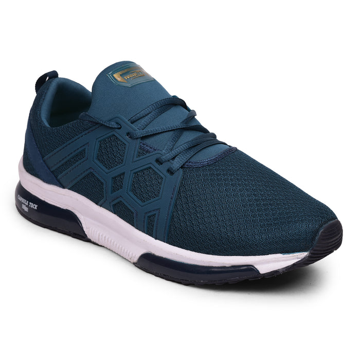 Force 10 AVERY Sea Green Sports Lacing Running Shoes for Men by Liberty