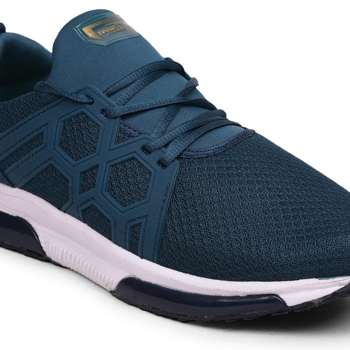 Force 10 AVERY Sea Green Sports Lacing Running Shoes for Men by Liberty