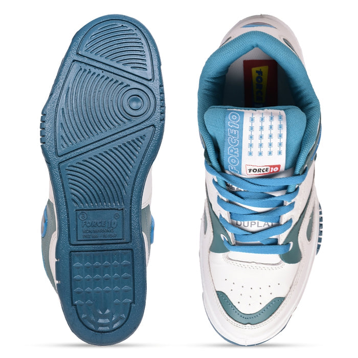 Force 10 Casual Blue Lacing Sneakers For Men DUPLAY NEW By Liberty