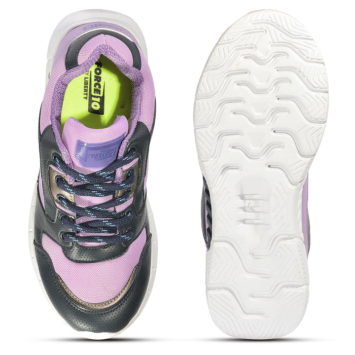 Force 1 Casual Purple Lacing Shoes For Women FELIX by Liberty