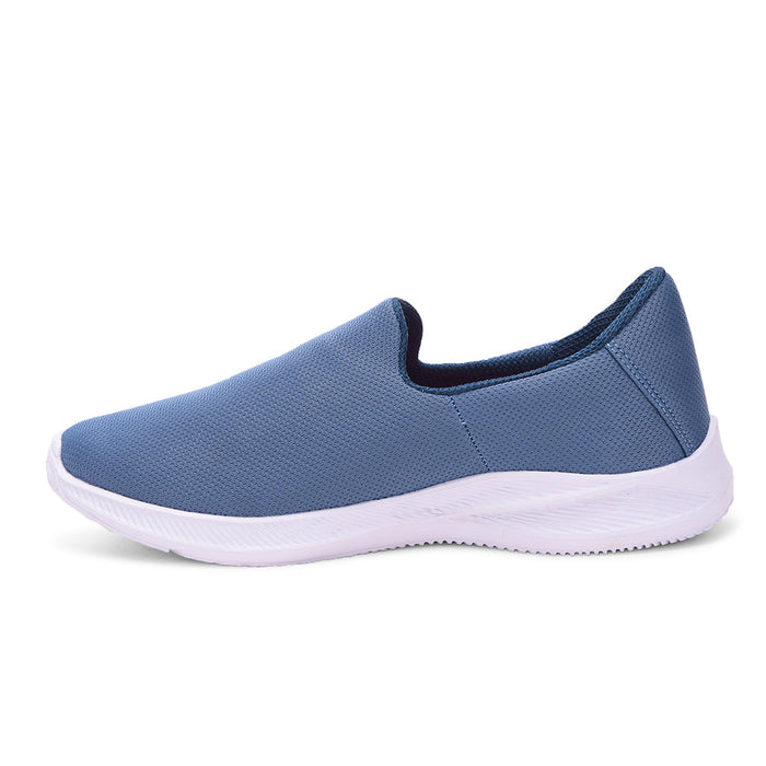 Force 1 Casual S.Blue Non Lacing Shoes Women ESBELL-2 by Liberty