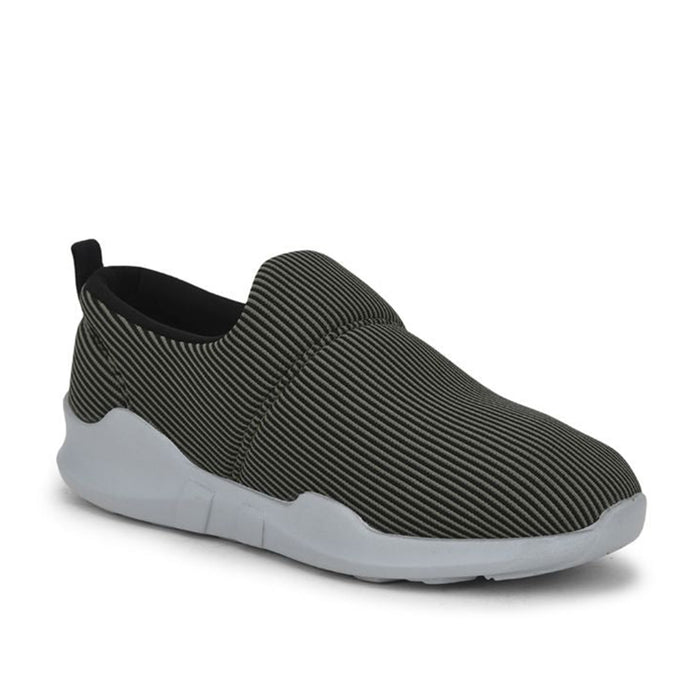 Force 10 Non Lacing Green Casual Slip on Shoes For Women AVILA-45 By Liberty