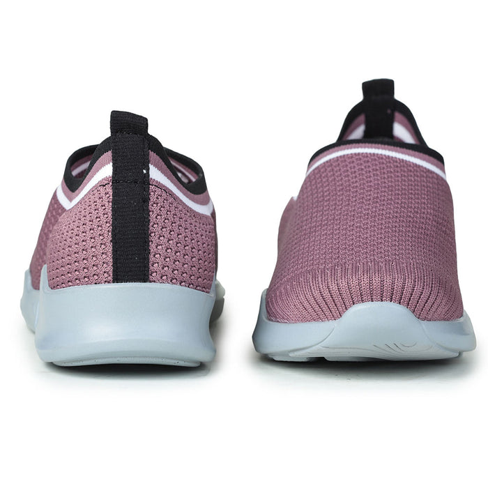 Force 1 Non Lacing Pink Casual Slip On Shoes For Women AVILA-12 By Liberty