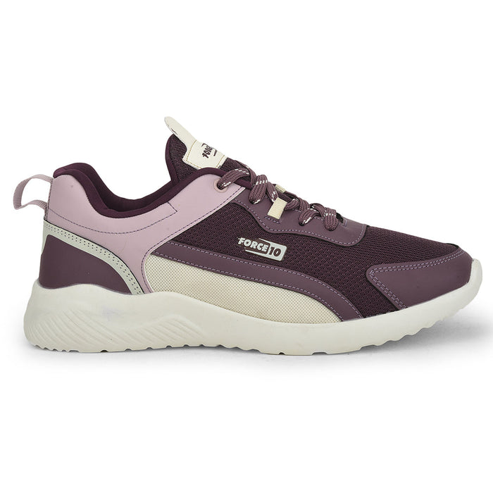 Force 1 Sports Lacing Shoes For Ladies (Purple) KENIA-E By Liberty