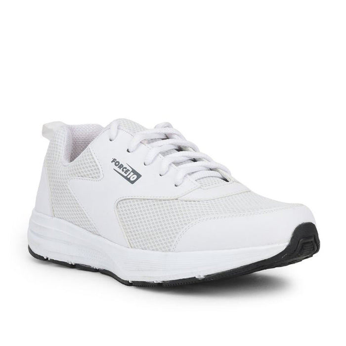 Force 10 Sports Lacing Shoes For Men (White) SPRINT By Liberty