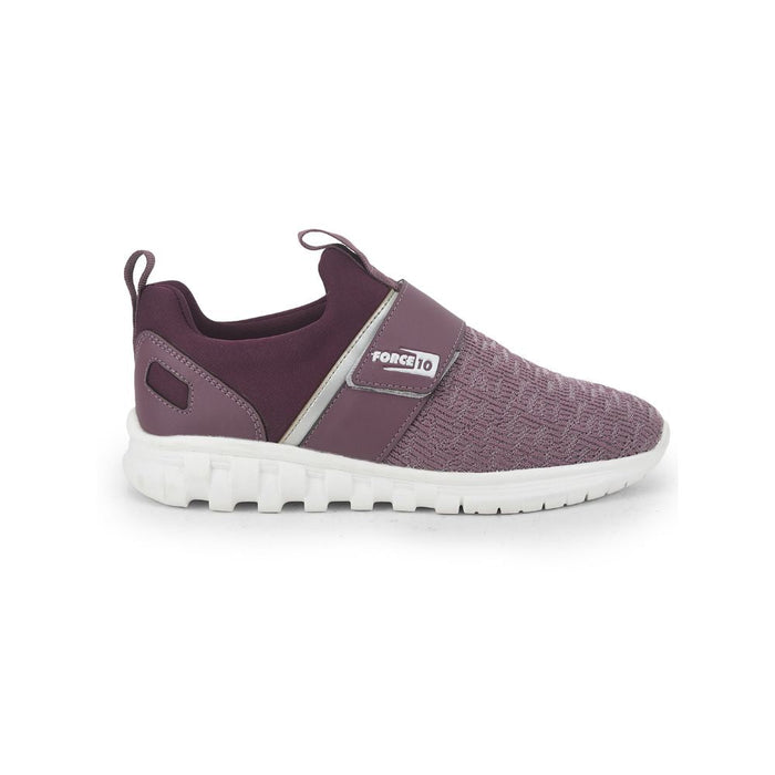 Force 1 Sports Non Lacing Shoes For Ladies (Cherry) SYNERGY-1 By Liberty