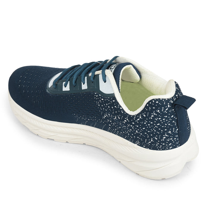 Force 10 Teal Blue Sports Lacing Running Shoes For Men Matcher 3E By Liberty