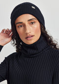 Forest Beanie - Deep Blue