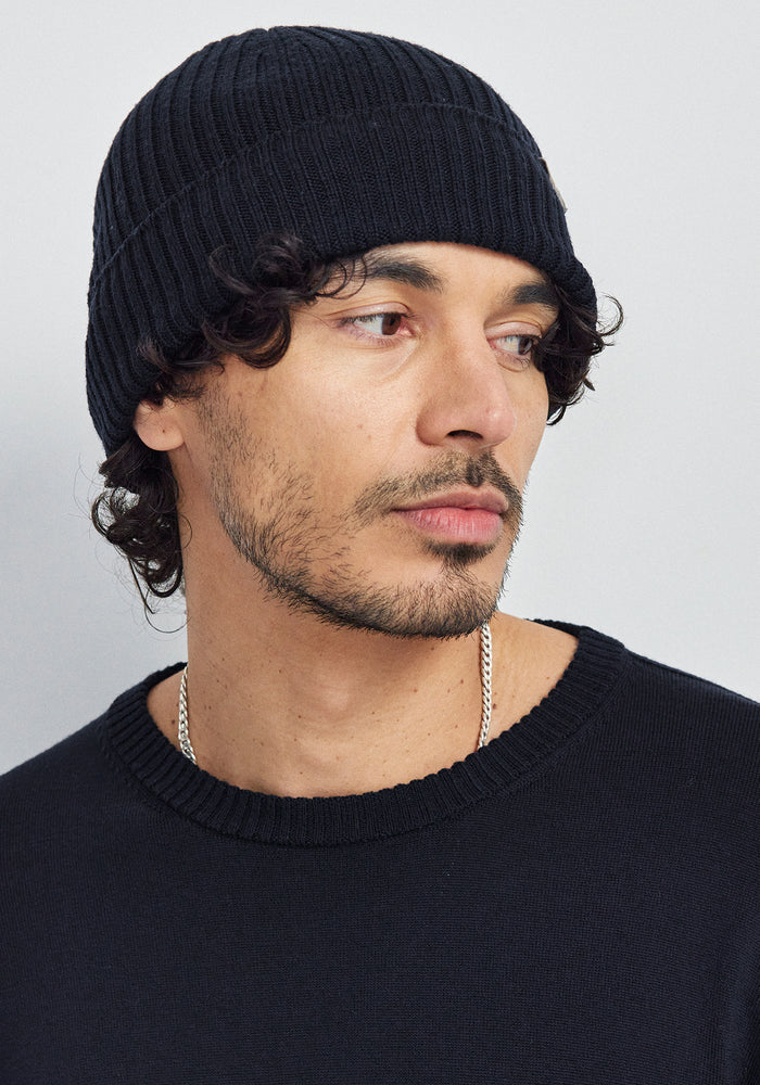 Forest Beanie - Deep Blue