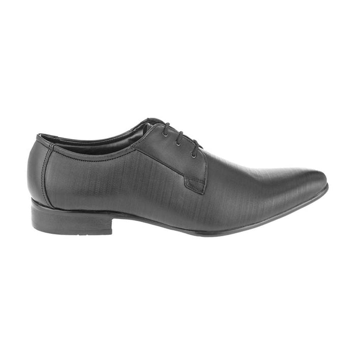 Fortune (Black) Balmoral Shoes For Men LL-23 By Liberty