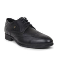 Fortune Black Lacing Formal Oxford Shoes For Men BELGIUM01E By Liberty