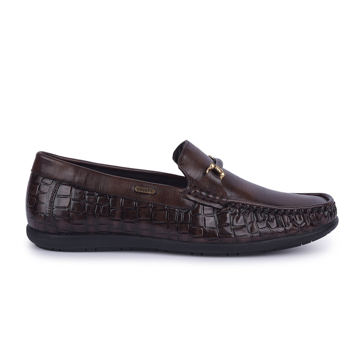 Fortune Brown Casual Non Lacing Shoes For Men OSL19 By Liberty
