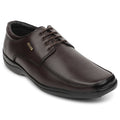 Fortune Brown Formal Lacing Derby Shoes For Men REL-1 By Liberty