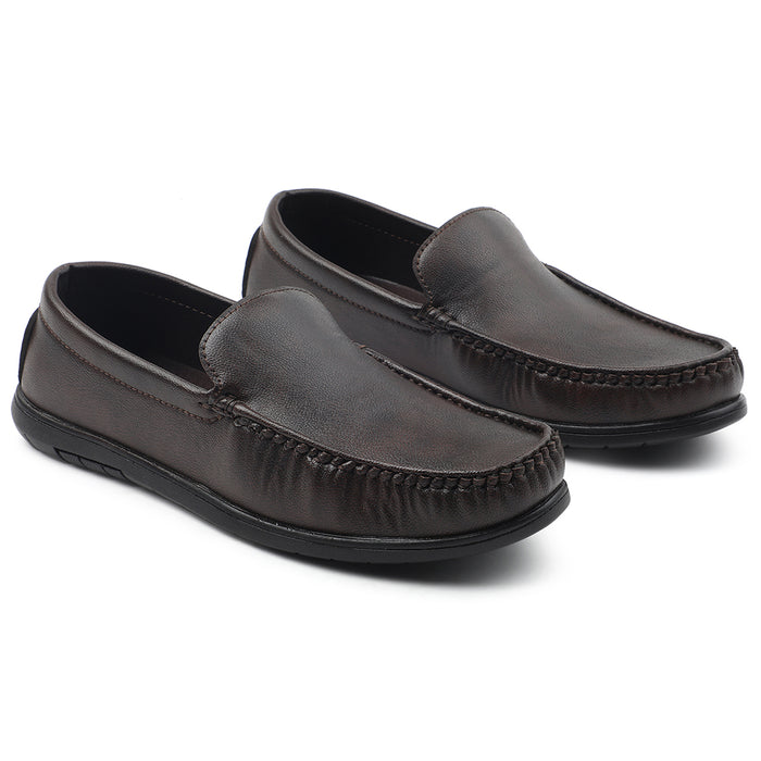 Fortune Brown Formal Loafers For Men CLASSIK-1E By Liberty