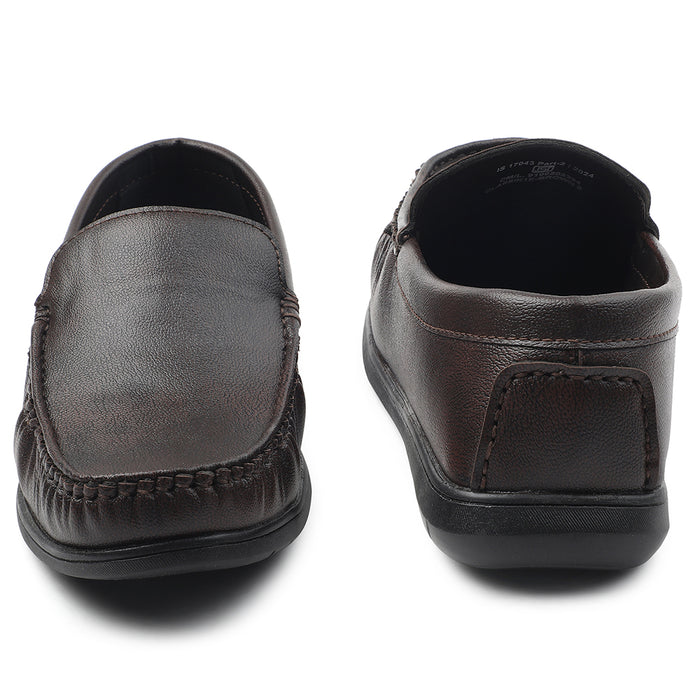 Fortune Brown Formal Loafers For Men CLASSIK-1E By Liberty