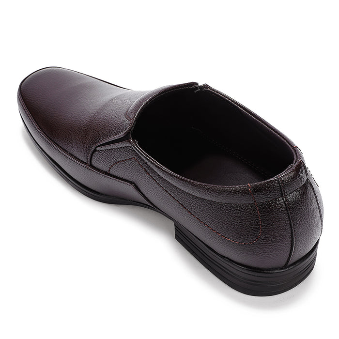 Fortune Brown Formal Non Lacing Moccasins For Men Hml 89E By Liberty