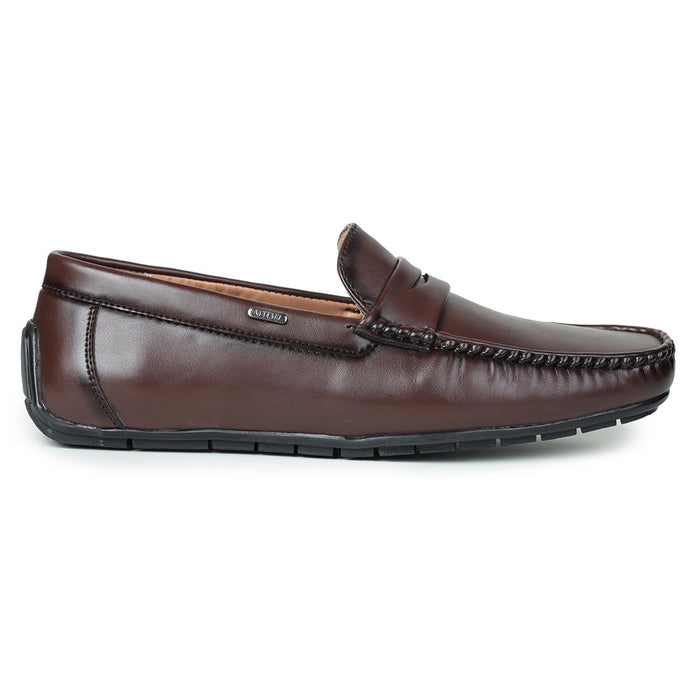 Fortune (Brown) Penny Loafer Shoes For Men Fdy-26 By Liberty