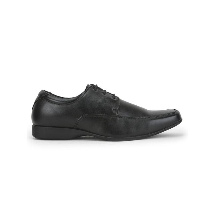 Fortune Formal Lacing Black Derby Shoes For Men FL-1 By Liberty