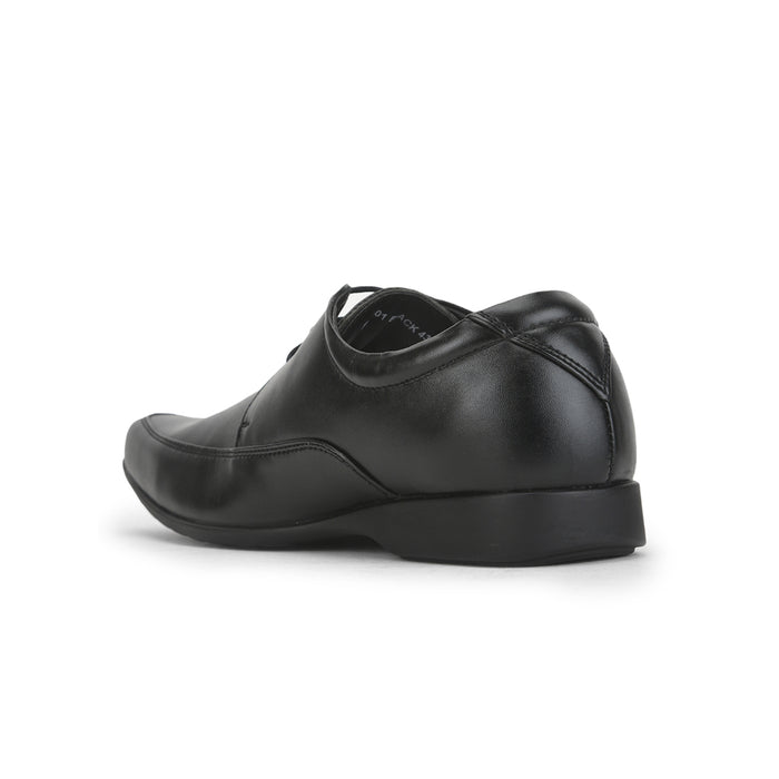 Fortune Formal Lacing Black Derby Shoes For Men FL-1 By Liberty