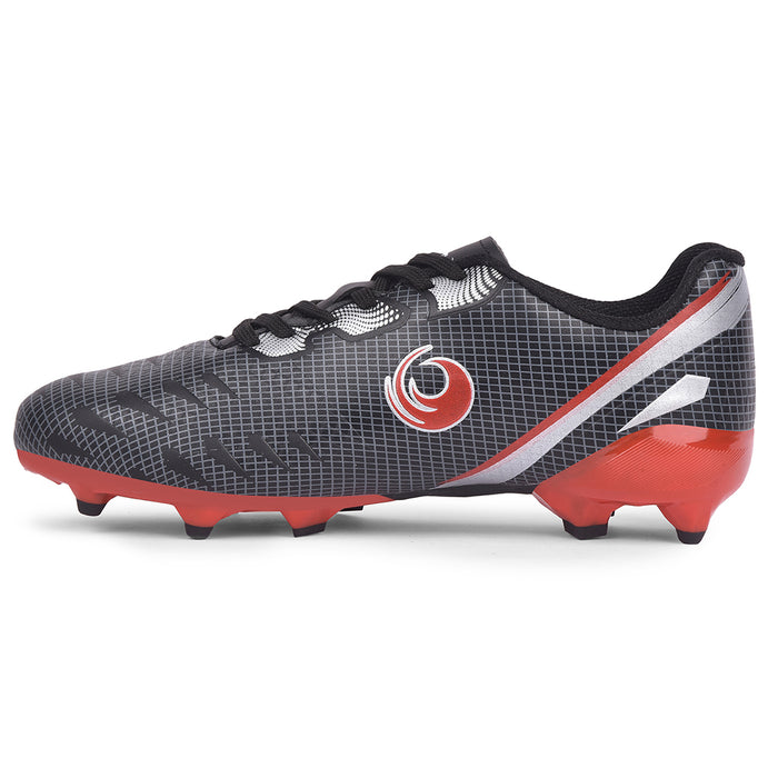 Freedom Black Sports Lacing Football Shoes For Men Joga By Liberty