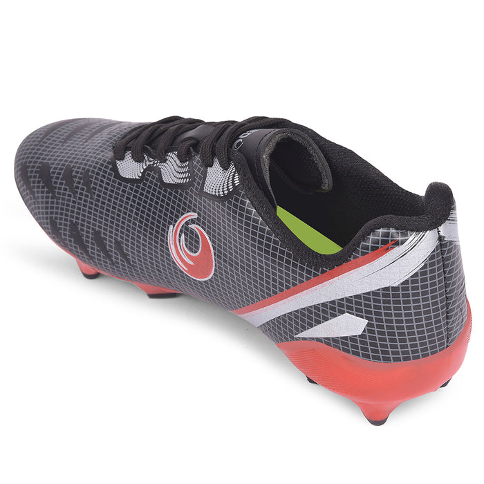 Freedom Black Sports Lacing Football Shoes For Men Joga By Liberty