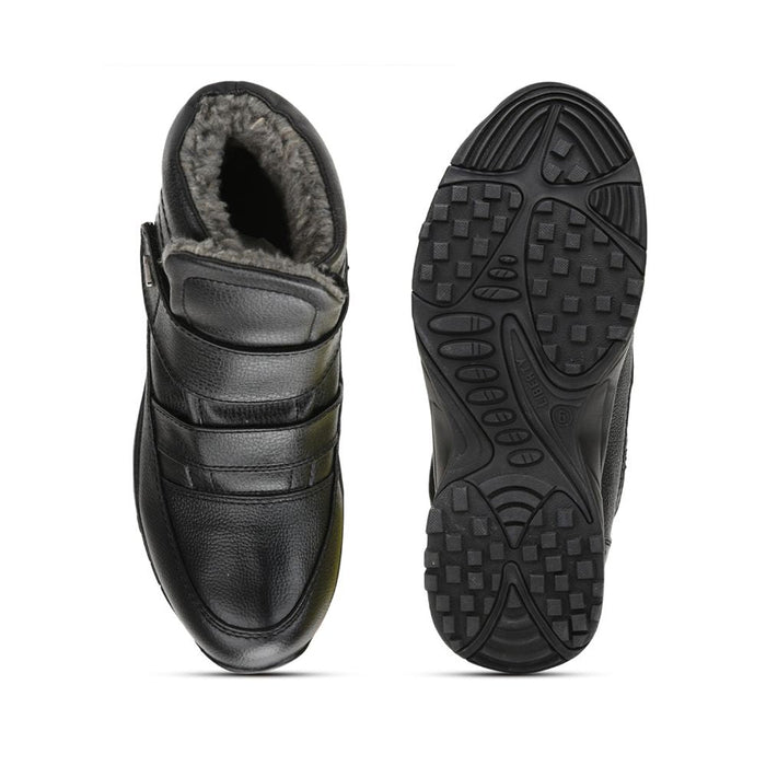 Freedom By Liberty Mens EVREST-FUR Casual Black Lacing Boots