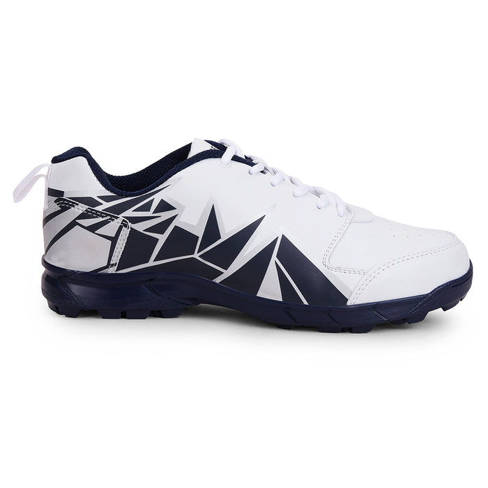 FREEDOM Navy Blue Sports Lace-Up Cricket Shoes For Men GOOGLY By Liberty