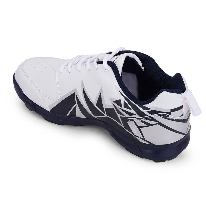 FREEDOM Navy Blue Sports Lace-Up Cricket Shoes For Men GOOGLY By Liberty