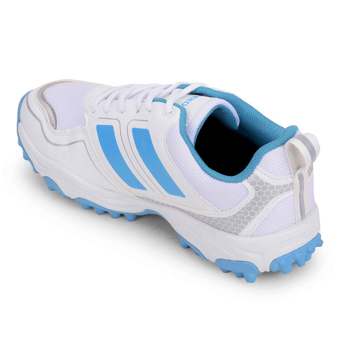 FREEDOM Sky Blue Sports Lace-Up Cricket Shoes For Men POWERPLAY By Liberty