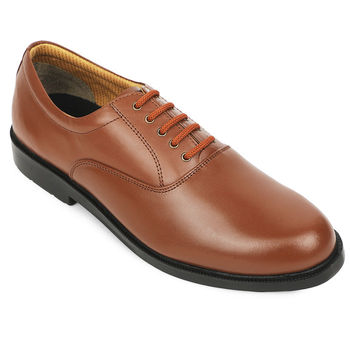 Freedom Tan Classic Oxford Police Shoes For Men 5238 219Wt By Liberty