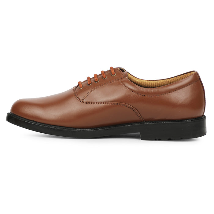 Freedom Tan Classic Oxford Police Shoes For Men 5238 219Wt By Liberty
