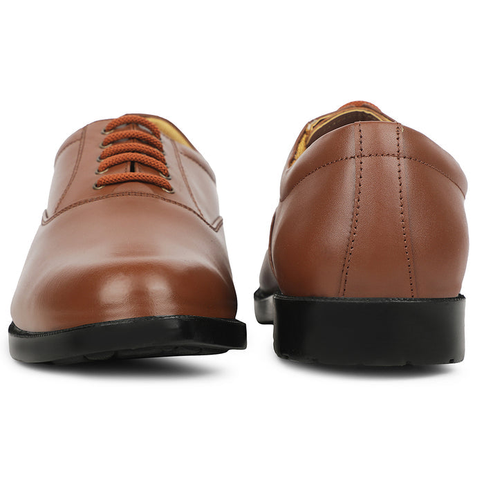 Freedom Tan Classic Oxford Police Shoes For Men 5238 219Wt By Liberty