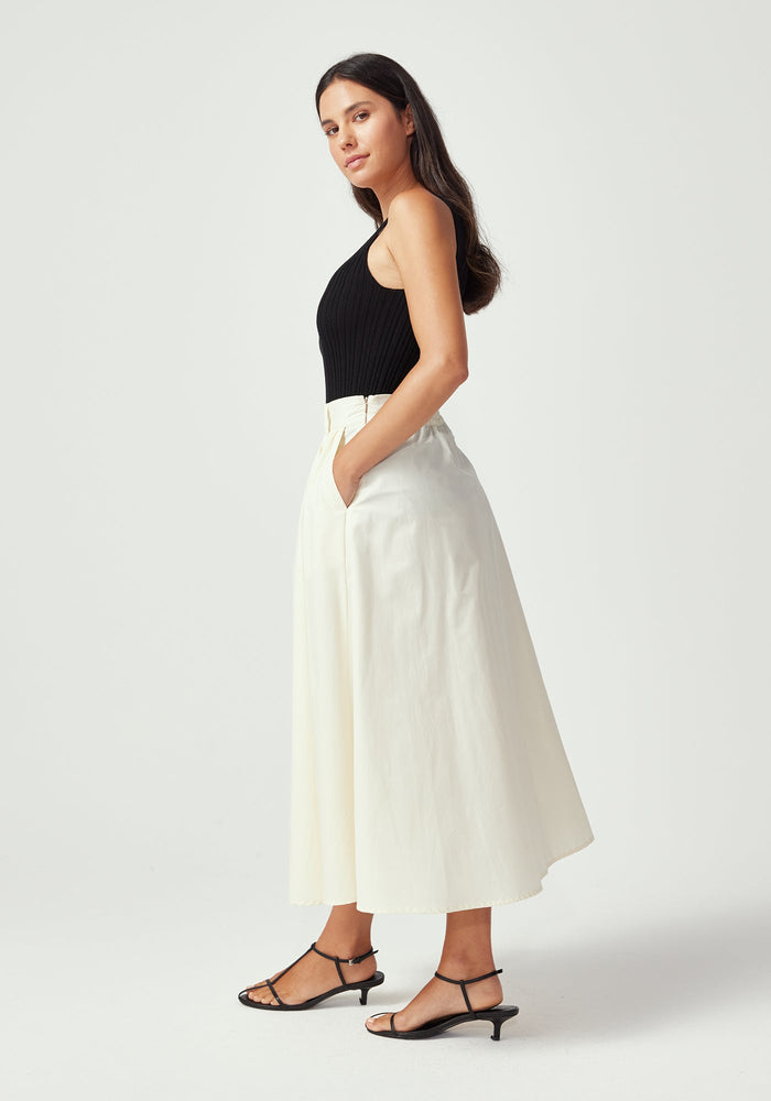 Gianna Skirt - Plain Linen